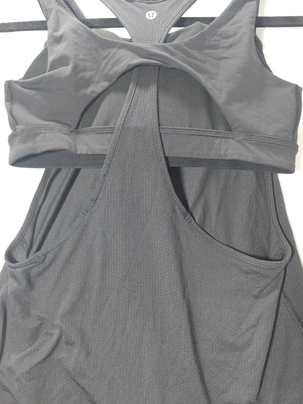 lululemon athletica Black Double-Strap Tank